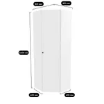 Шкаф угловой A218.1