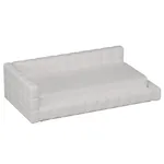 Кровать односпальная мягкая с ортопедической решеткой КВАДРО-М, 90х200