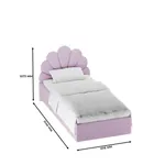 Кровать односпальная мягкая ДЕННИ с подъемным механизмом