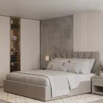 Кровать двуспальная мягкая САНРАЙС с подъемным механизмом, 140x200