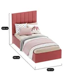 Кровать односпальная мягкая ЛИБЕРТИ с подъемным механизмом, 90x200