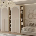 Шкаф 2 дверный, фрезерованные фасады в эмали LE210.60-1