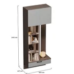 Тумба с антресолью и стеллажом с подсветкой LG791 L/R