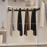 BELLE  Вешалка для брюк, 700 мм, цвет графит, BE70TRGR