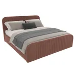 Кровать двуспальная мягкая МАЛЬТА с подъемным механизмом, 140x200