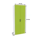 Шкаф двухдверный с узкими ящиками L210.60-2