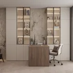 Кабинет в светлых тонах №1