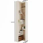 Стеллаж завершающий угловой L230