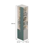 Шкаф-стеллаж книжный с подсветкой LG237.44 L/R