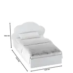 Кровать мягкая ОБЛАКО с подъемным механизмом, 120x200