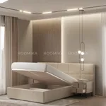 Кровать двуспальная мягкая ВЕРСАЛ с подъемным механизмом, 180x200