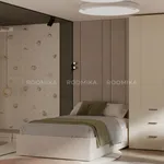 Мягкая кровать-подиум с коробом для хранения, 120x200