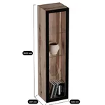 Шкаф навесной стеклянный R331.2