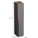 Шкаф 1 дверный узкий LG-220.60-1