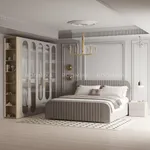 Шкафная группа Lazio фрезерованные фасады в эмали 39