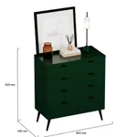 Комод с ящиками с эмалевой столешницей и боковинами A704.45ESB