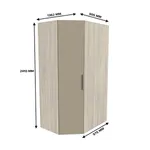 Шкаф угловой с подсветкой L209.60 L/R