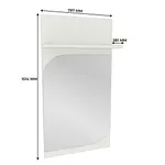 Зеркало настенное с полкой P810 L/R