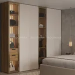 Шкаф 2 дверный, фрезерованные фасады в эмали LE210.60-4