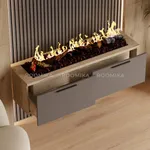 Тумба ТВ напольная с электрокамином LG548.351