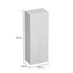 Шкаф 2 дверный, фасады в эмали LE210.60-3