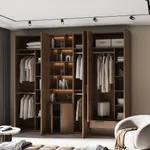 Шкафная группа, фасады наутральный шпон Lazio 98