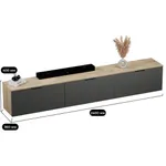 Тумба навесная, 3 ящика R5124