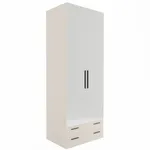 Шкаф двустворчатый с ящиками и с зеркалом L211.60Z