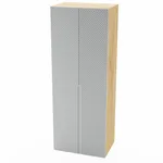 Шкаф 2 дверный, фрезерованные фасады в эмали LE210.60-1