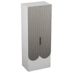 Шкаф для одежды, фрезерованные фасады в эмали LЕ252.60-2