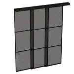 Стеклянная межкомнатная перегородка для кухни GRACE 18