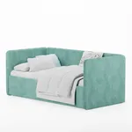 Кровать с подъемным механизмом и ящиком для белья RUBY 1