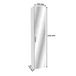 Шкаф 1 дверный узкий с зеркалом L-220.44-1Z