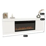Тумба ТВ навесная с электрокамином L545.351
