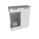 Шкаф напольный с подсветкой LG202 L/R