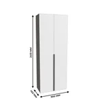 Шкаф 2 дверный, фасады в эмали LE210.44-4