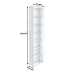 Стеллаж завершающий с подсветкой L231.60