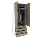 Шкаф двухдверный ,4 ящика E204