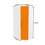 Шкаф угловой L209.44 L/R