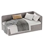 Кровать с подъемным механизмом и ящиком для белья РУБИ М1