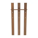 Панель широкая с полкой и крючками L100