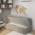 Мягкая кровать-диван ЗУМА L/R с подъемным механизмом, 90x190