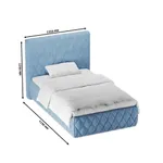 Кровать мягкая СИЕНА SI120  с подъемным механизмом, 120x200