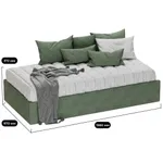 Детская кровать-подиум Короб-2 с подъемным механизмом , 90x190