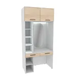 Столик туалетный с антресолью и стеллажом с подсветкой L414.60