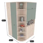 Шкаф — гардеробная P205 L/R