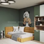 Кровать полутороспальная мягкая с ортопедической решеткой КВАДРО, 120х190