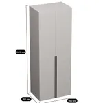 Шкаф двустворчатый L210.60-4