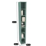 Cтеллаж открытый глубокий L233.44 с подсветкой