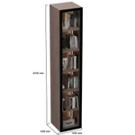 Шкаф со стеклянными фасадом с подсветкой R220.2